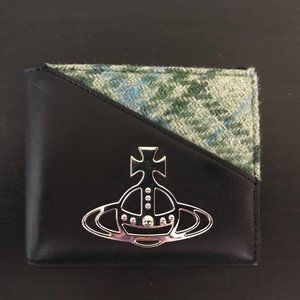 Vivienne Westwood Aran Cards Wallet Green Tartan
